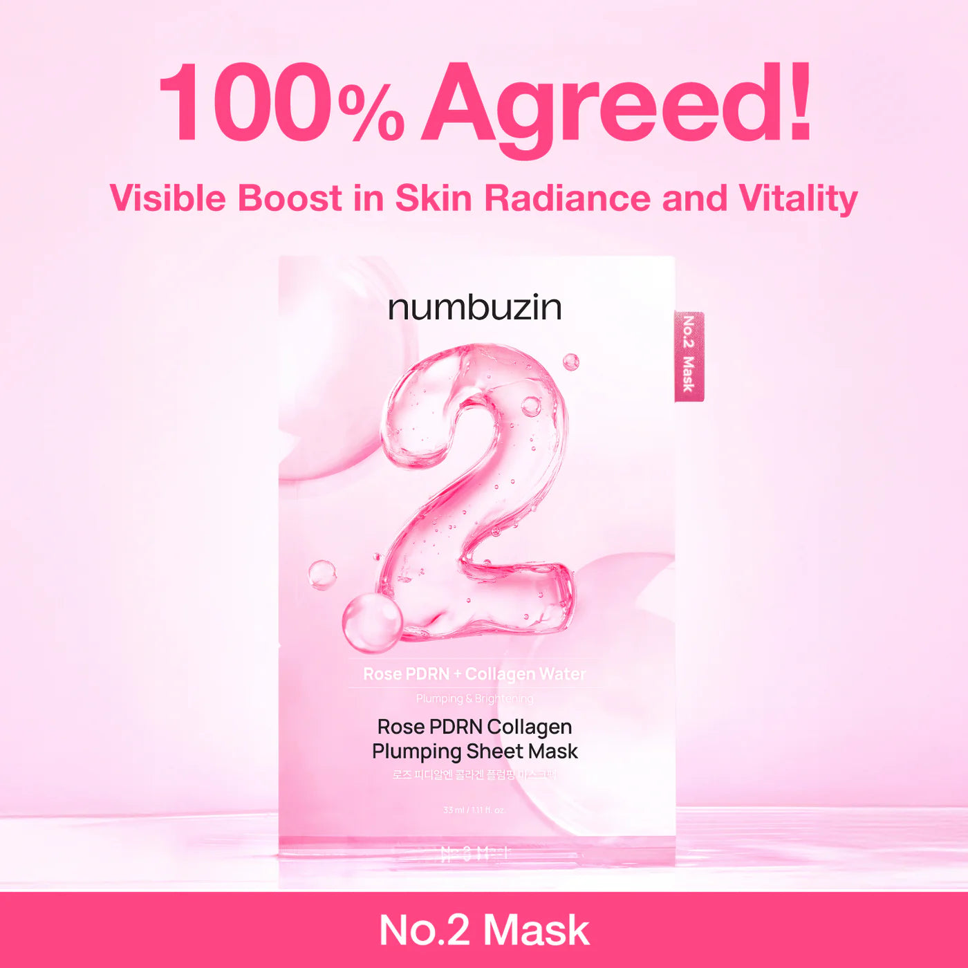Numbuzin no2 PDRN Collagen Plumping Sheet Mask 2