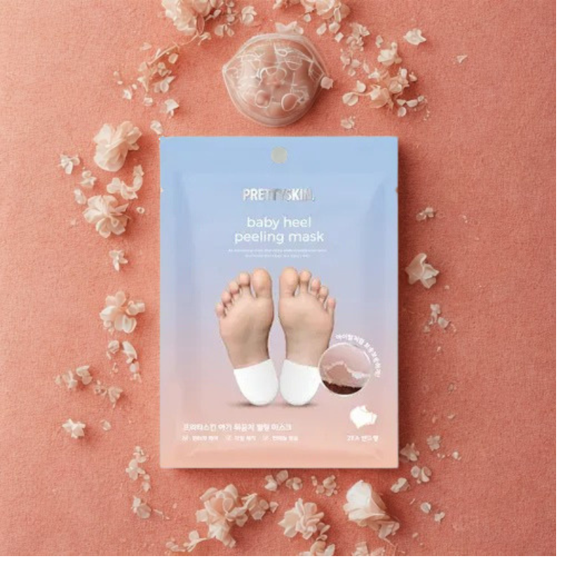 PRETTYSKIN Baby Heel Peeling Mask for Helps remove rough dry skin