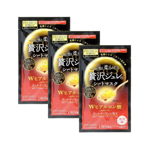 Utena Pemium Puresa Golden Jelly Mask Hyaluronic Acid 2