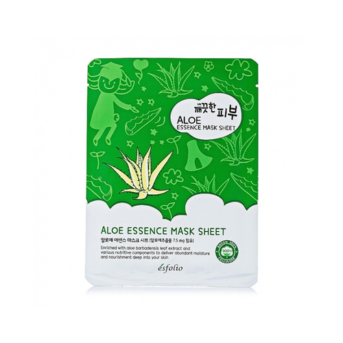 esfolio pure skin essence mask sheet aloe