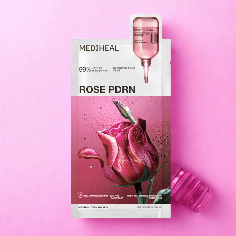 mediheal rose pdrn essential sheet mask 2
