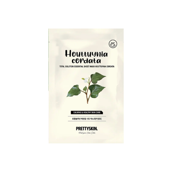 pretty skin houttuynia sheet mask
