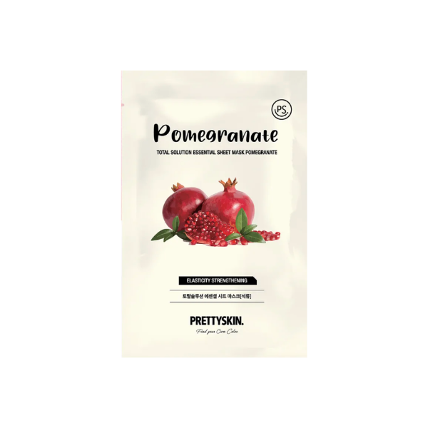 prettyskin pomegranate sheet mask