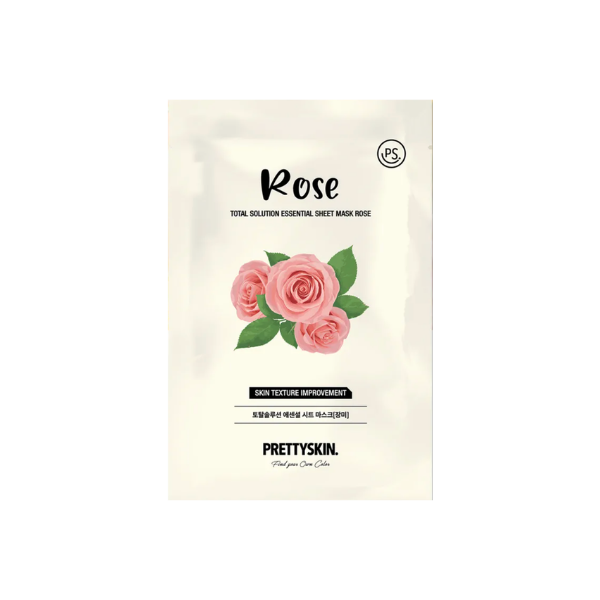 prettyskin rose sheet mask